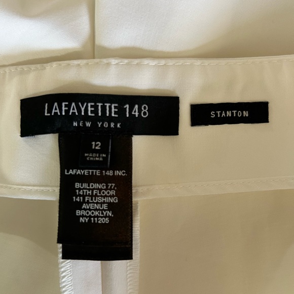 NWOT Lafayette 148 Fundamental Bi-Stretch Stanton Pant - Picture 4 of 12